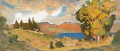 Raymond Jean Verdun (1873-1954)  - Mid 20th Century Oil, Paysage de Provence