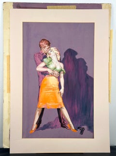 Crime Romance Noir Pulp Fiction Illustration de couverture pour If Hate Could Kill