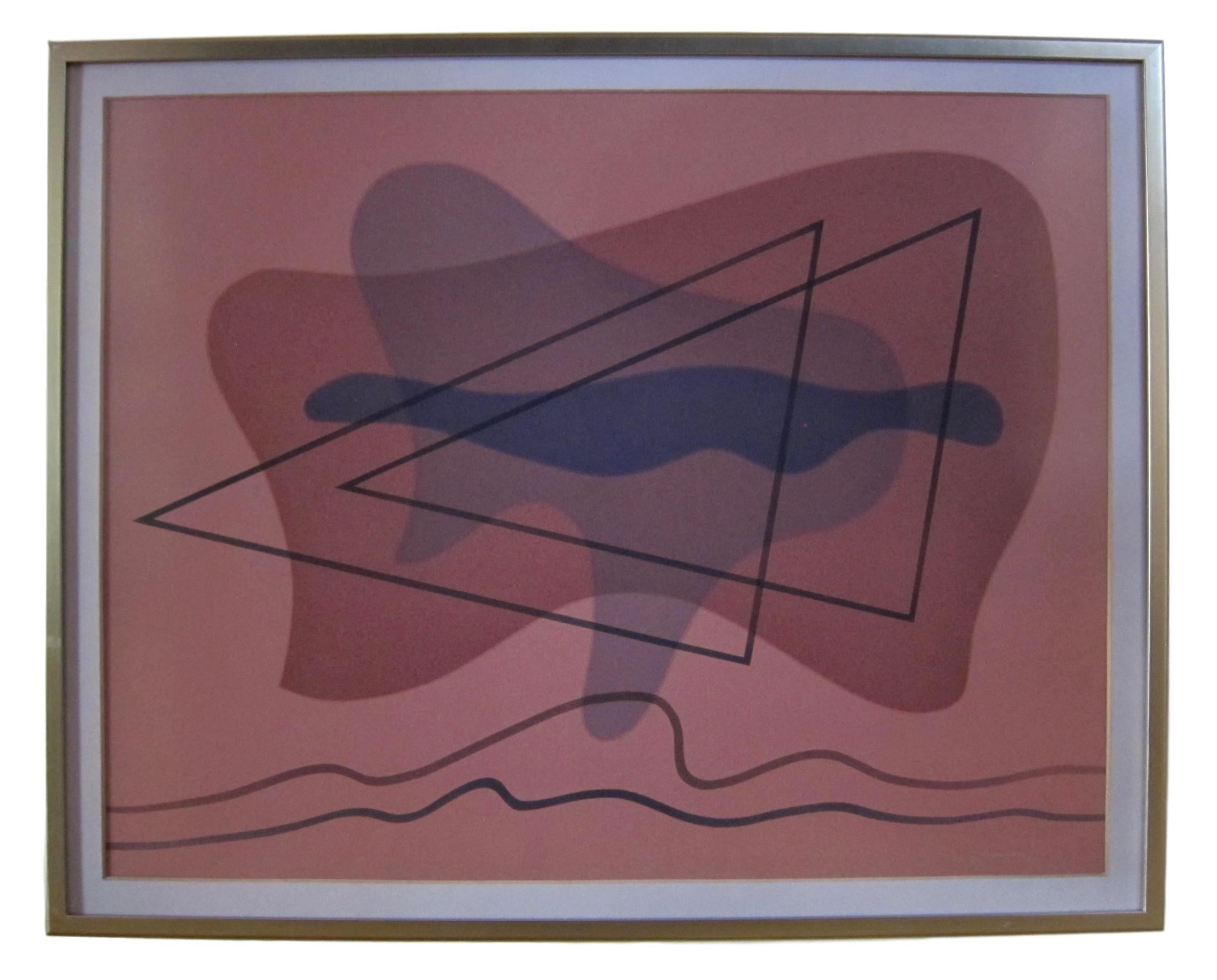 American Modernist Painting 1942 by Raymond Jonson For Sale 1