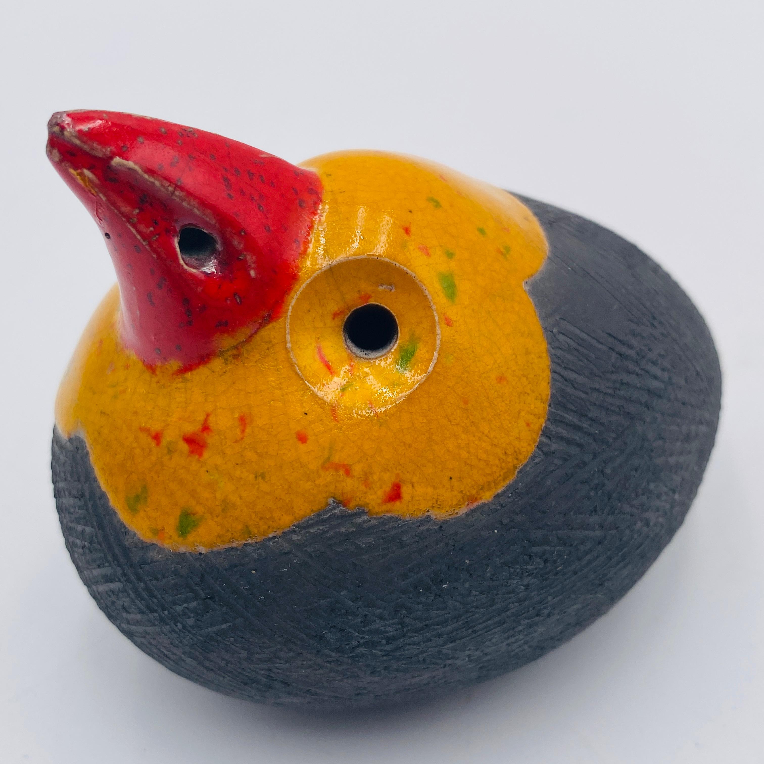 Raymond Kinghan Uccello Scultura Raku Studio Pottery Irlanda anni '80 in vendita 5