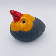 Raymond Kinghan Bird Sculpture Raku Studio Pottery Ireland 1980s