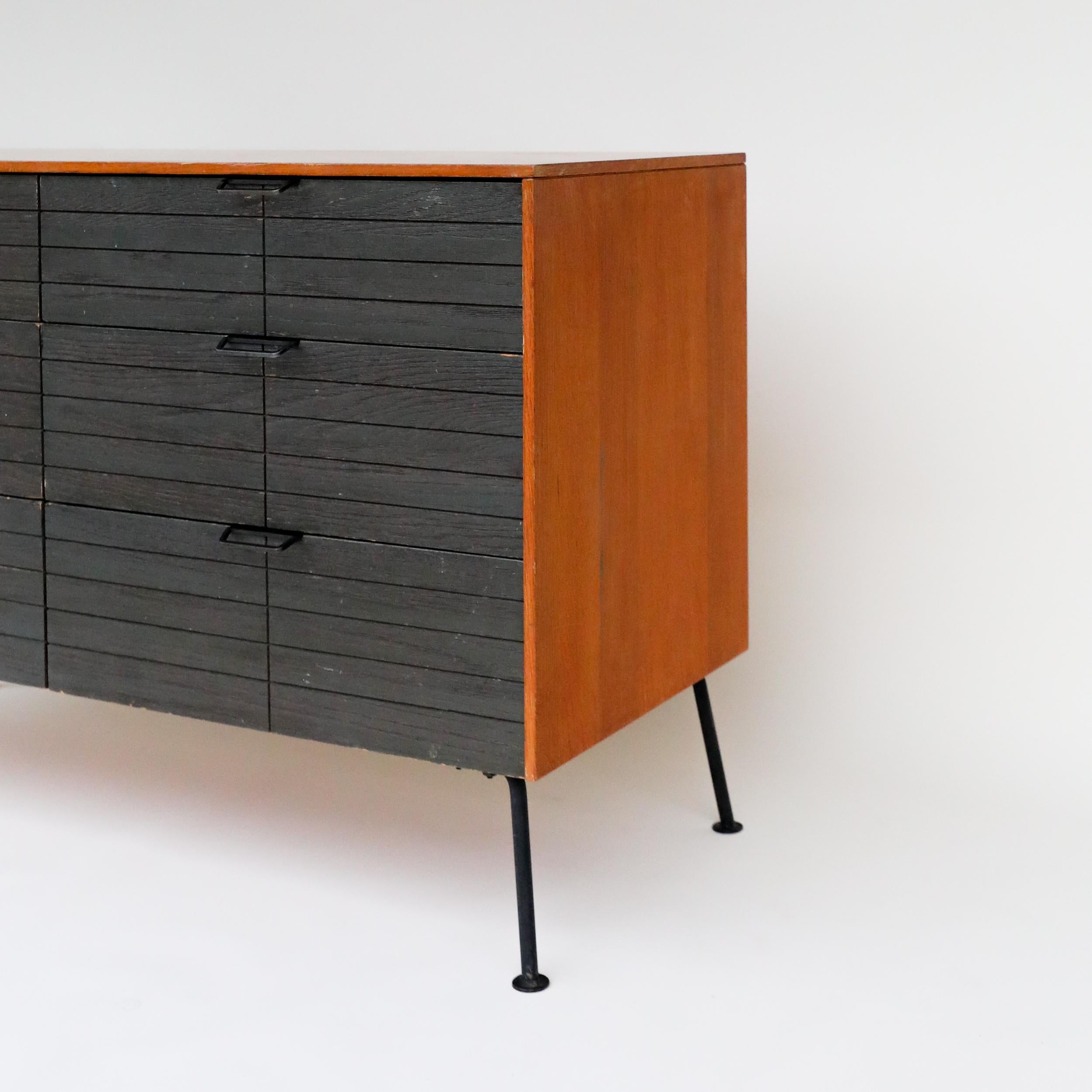 Mid-Century Modern Raymond Loewy 6 Drawer Dresser for Mengel