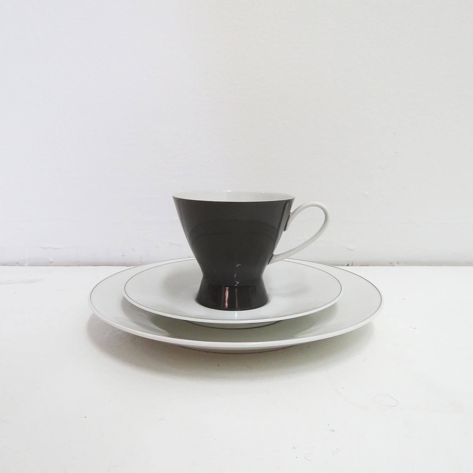 German Raymond Loewy After Dinner Coffee Set for 