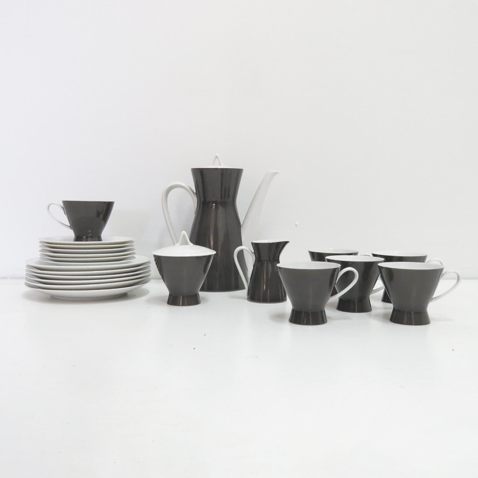 Raymond Loewy Juego de café para después de cenar para 