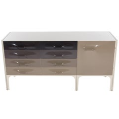 Raymond Loewy DF-2000 Cabinet with Six Drawers and One Door, circa 1960s