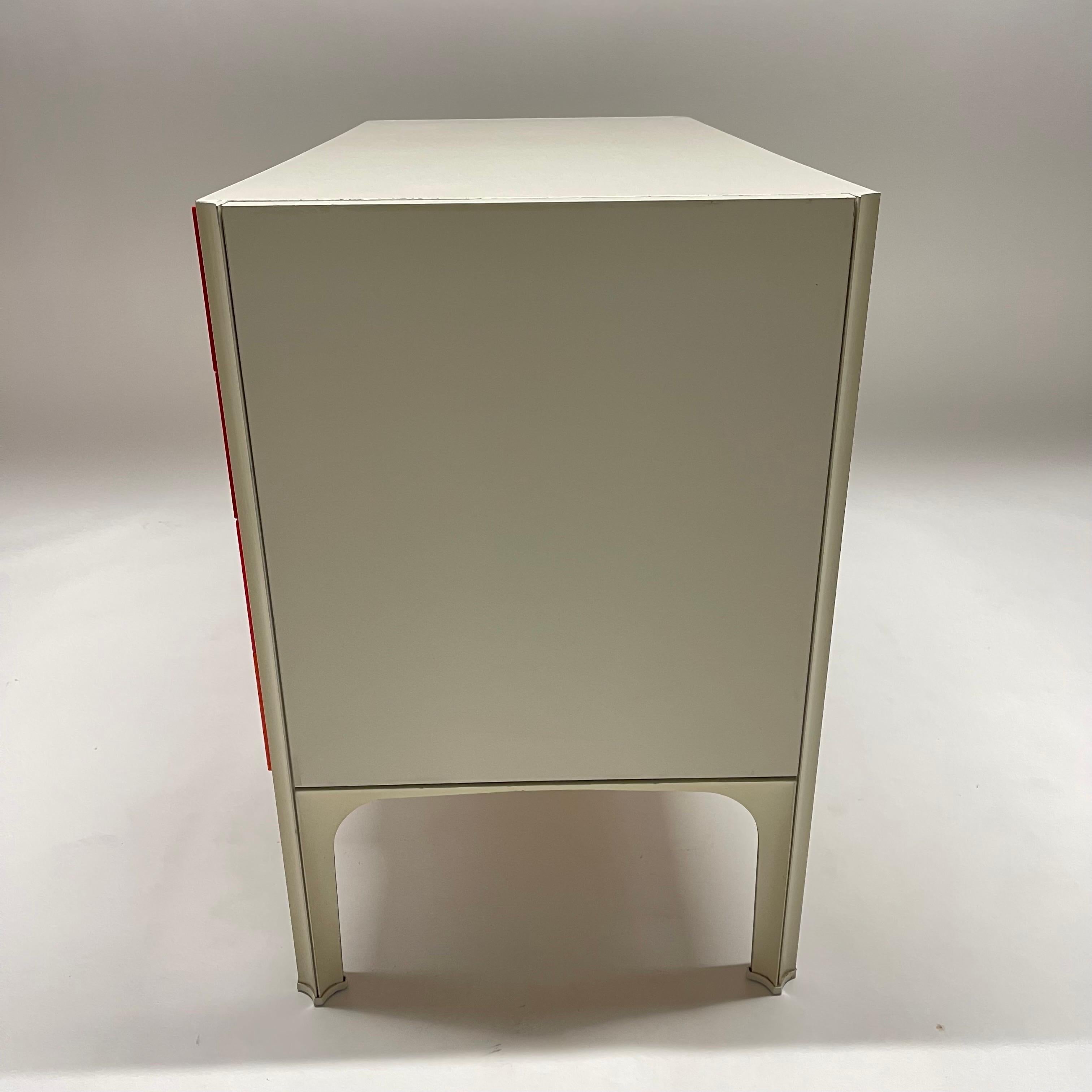 French Raymond Loewy DF-2000 Commode, Chest of Drawers, or Dresser, France, circa 1968