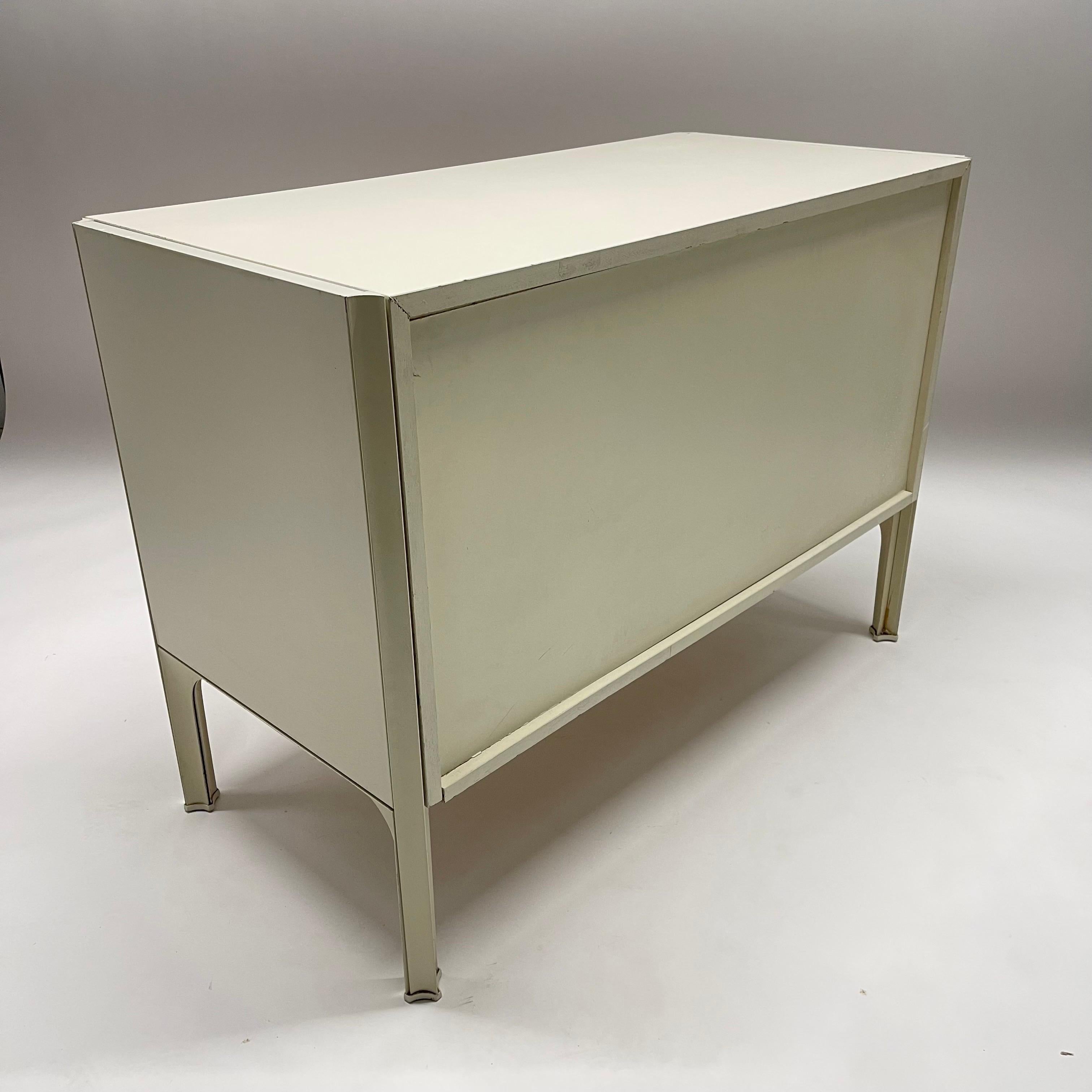 Lacquered Raymond Loewy DF-2000 Commode, Chest of Drawers, or Dresser, France, circa 1968
