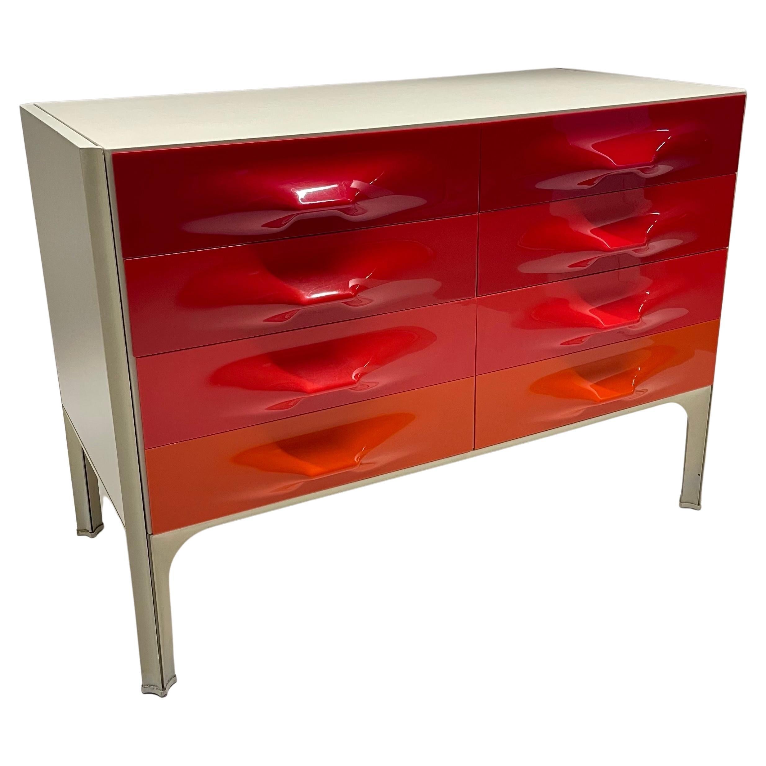 Raymond Loewy DF-2000 Commode, Chest of Drawers, or Dresser, France, circa 1968