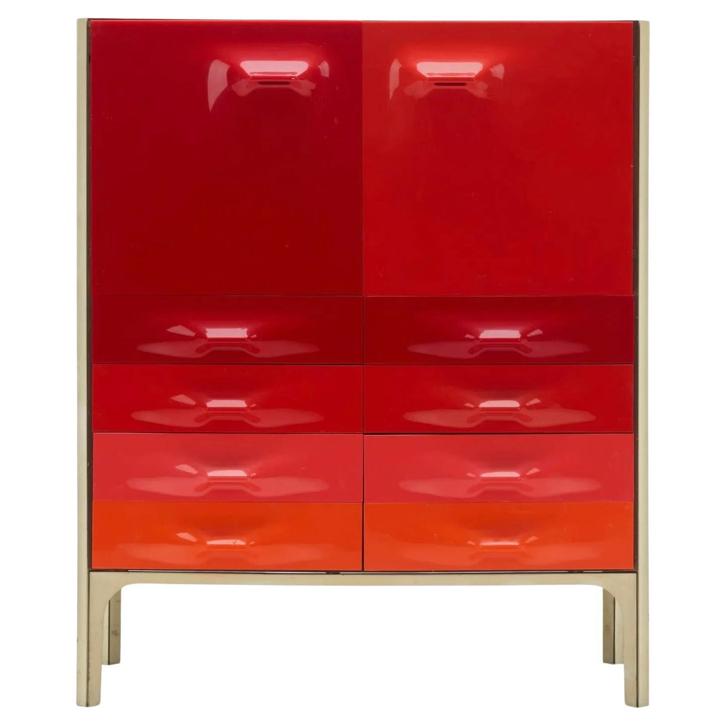 Raymond Loewy, DF 2000 Orange Cabinet 