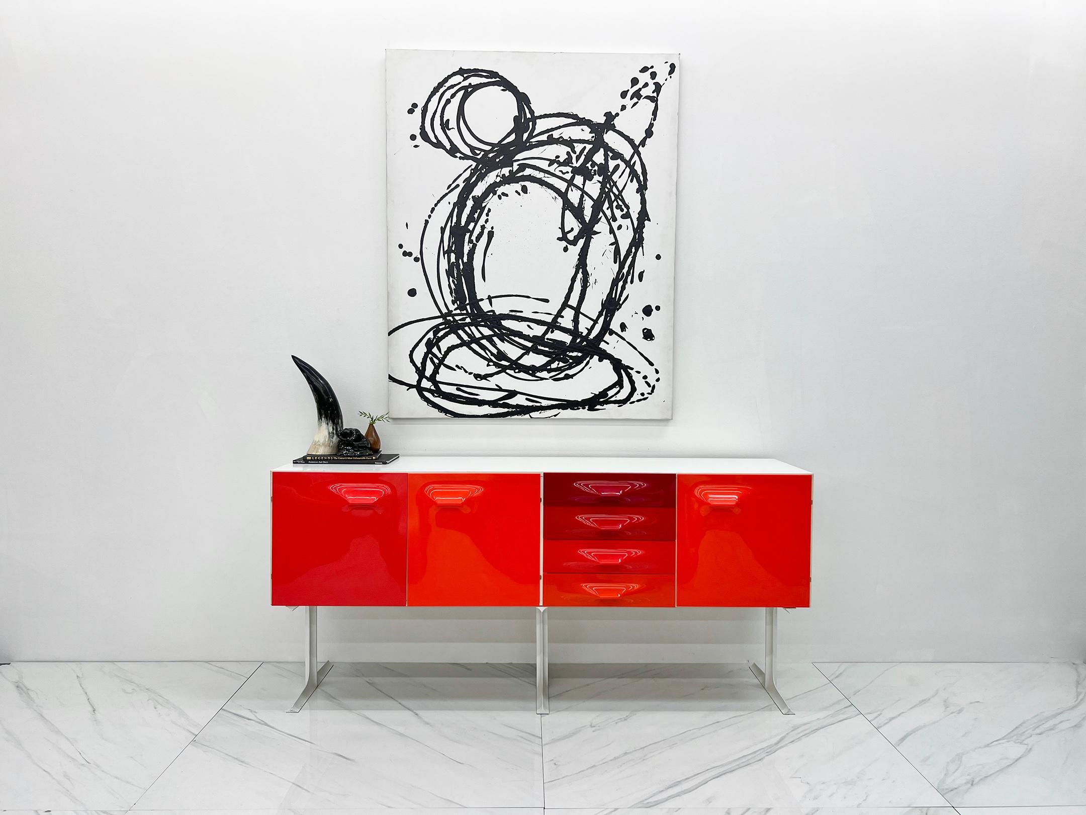 French Raymond Loewy DF2000 Credenza, 1960's
