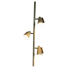 Raymond Loewy Era Stiffel Mid-Century Modern Tension Pole Floor Lamp