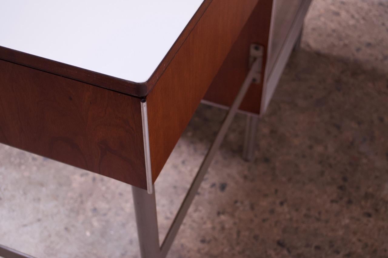 Raymond Loewy for Hill-Rom Single Pedestal Student Desk For Sale 5