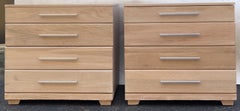 Raymond Loewy for Mengel Cerused Mid-Century Modern Chests, Pair