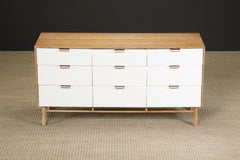 Raymond Loewy for Mengel Cerused Oak Dresser, circa 1955, Restored, Signed