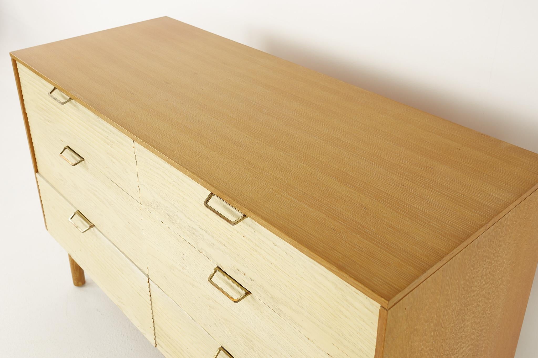 Mid-Century Modern Raymond Loewy for Mengel Furniture Mid Century 6 Drawer Lowboy Dresser