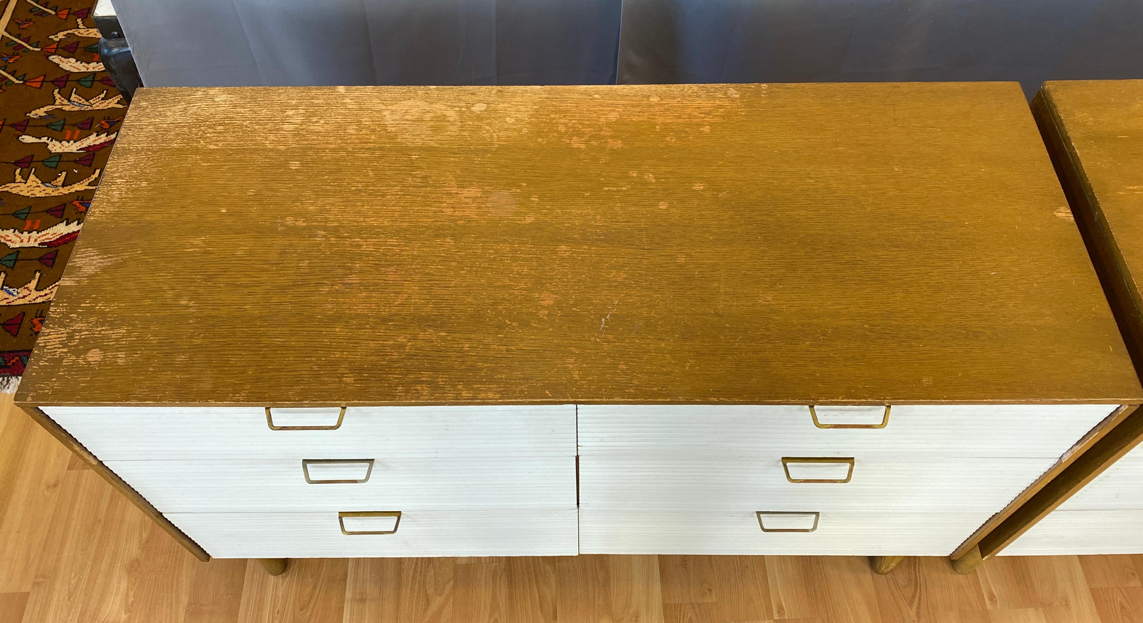 Raymond Loewy for Mengel Furniture Six Drawer Two Tone Dresser 'One Available' 3
