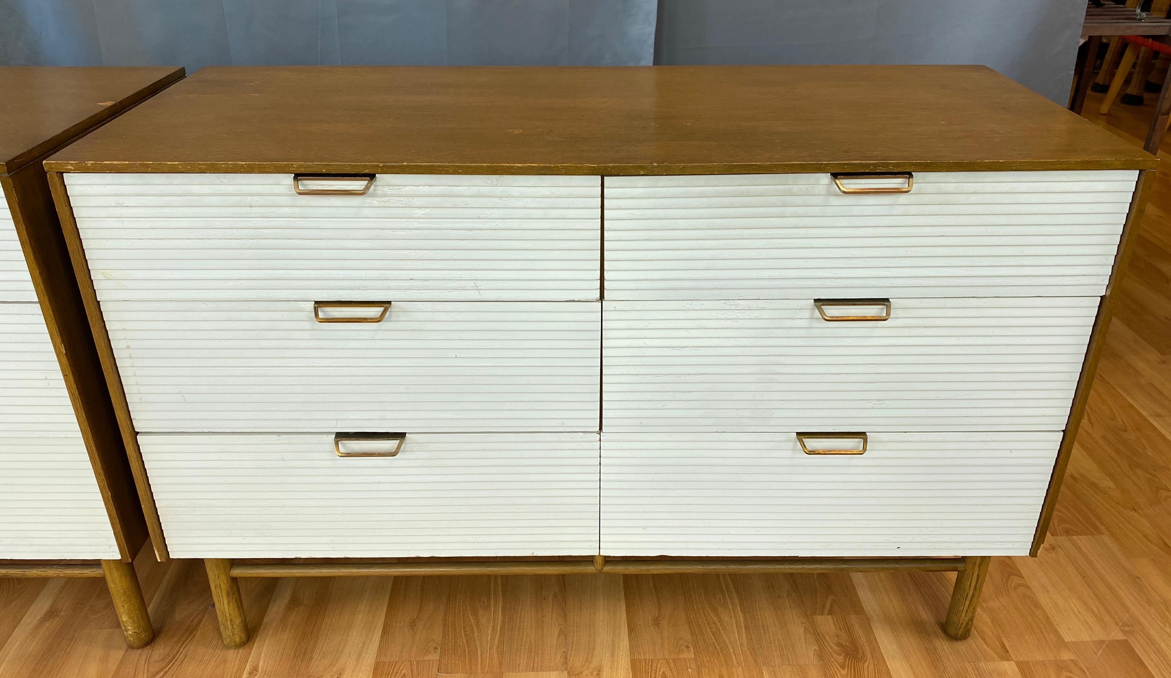 Raymond Loewy for Mengel Furniture Six Drawer Two Tone Dresser 'One Available' 1