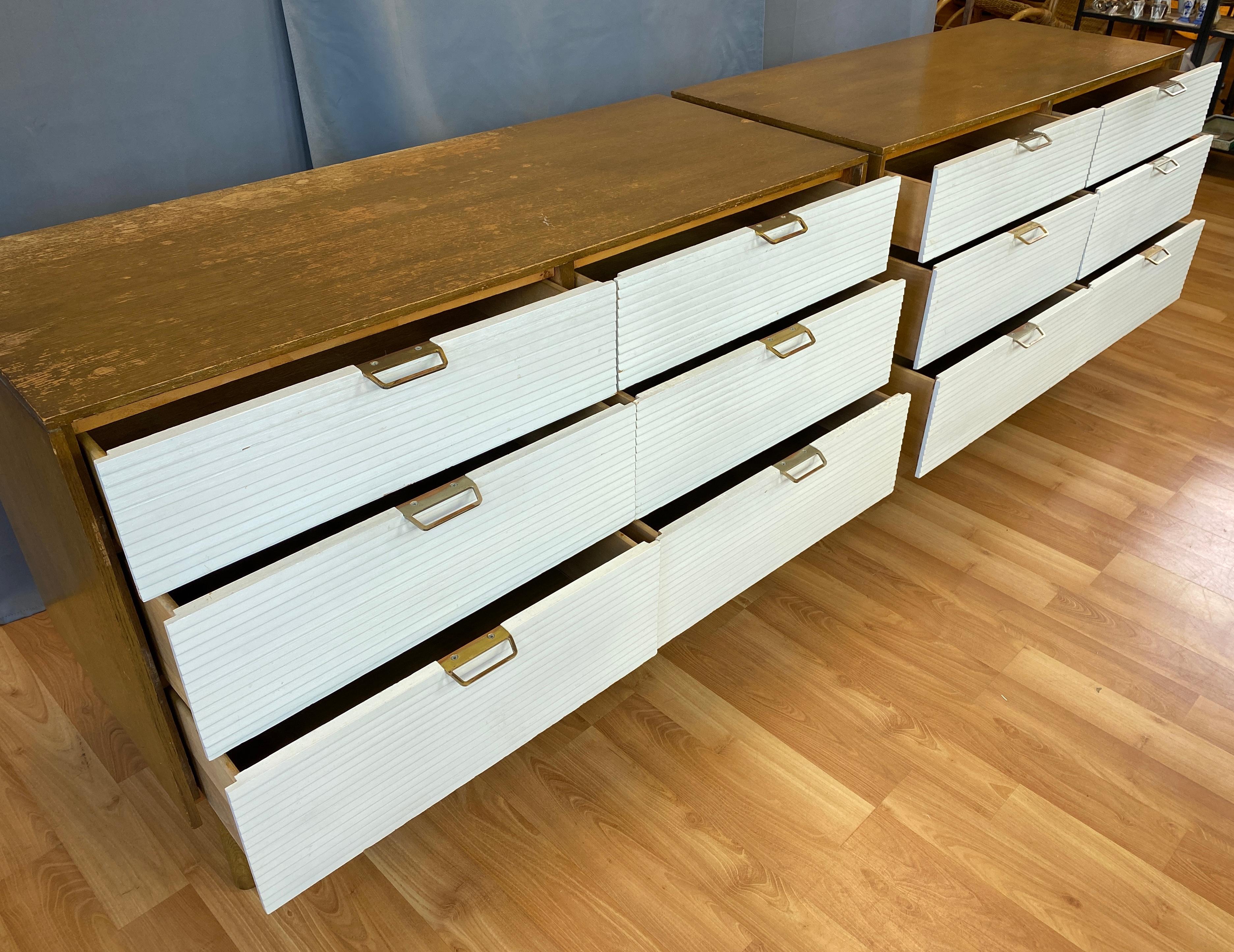 Raymond Loewy for Mengel Furniture Six Drawer Two Tone Dresser 'One Available' 2