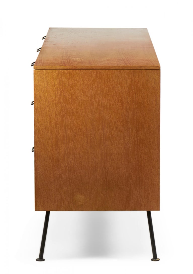Raymond Loewy for Mengel Furniture Walnut and Iron Nine Drawer Dressers