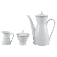 Raymond Loewy for Rosenthal, Germany. Porcelain coffee set.