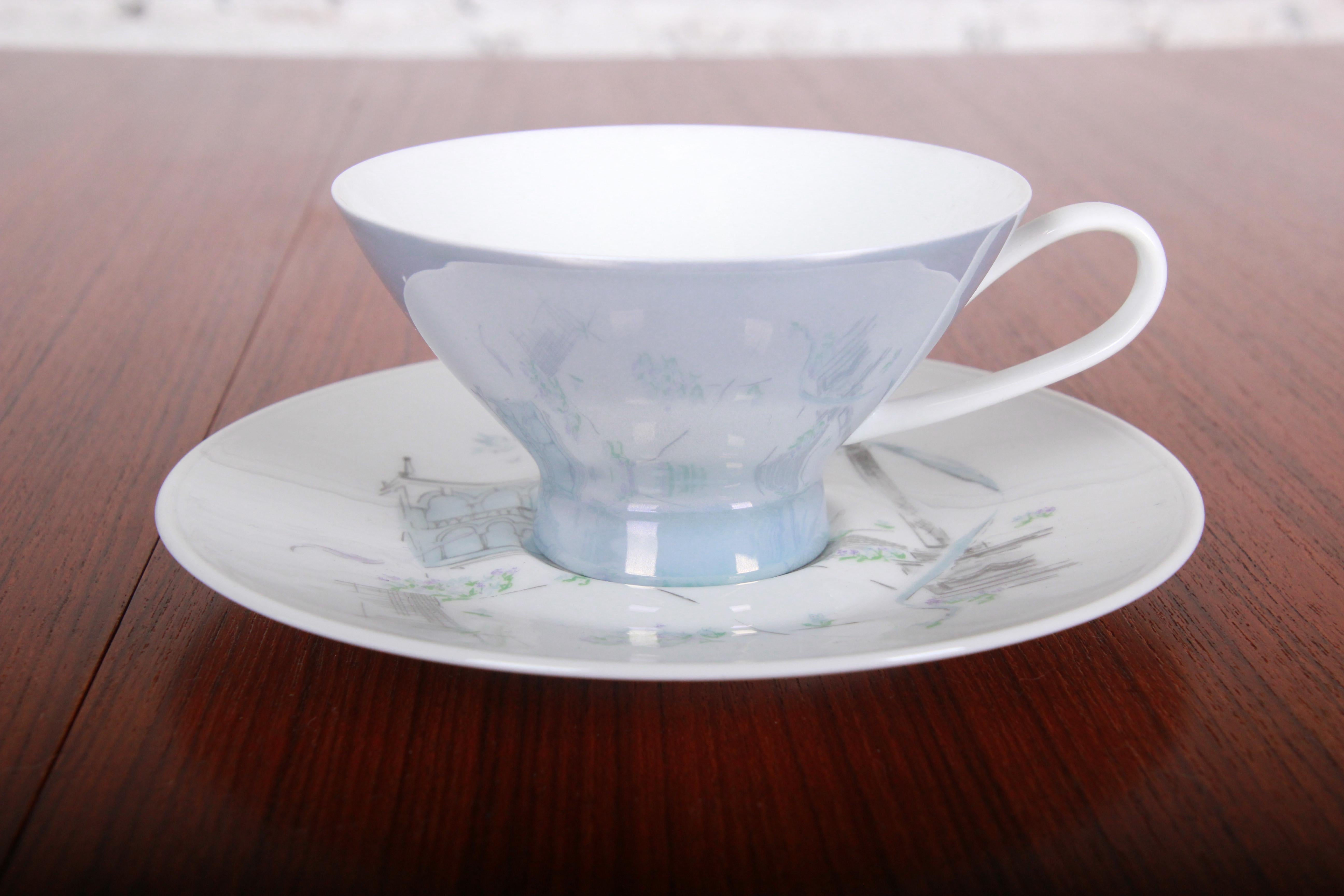 Mid-20th Century Raymond Loewy for Rosenthal Midcentury 102-Piece China Set