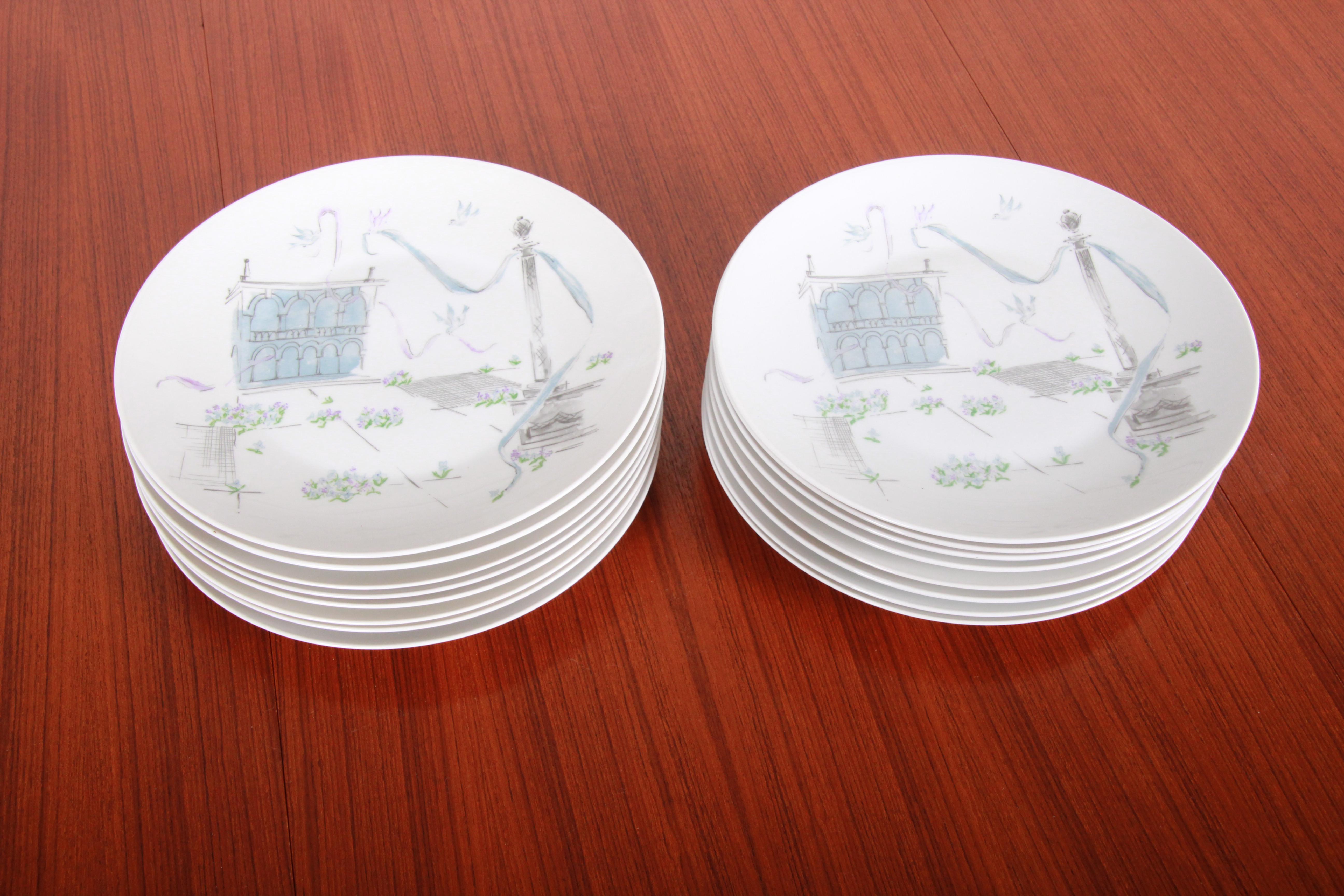 Raymond Loewy for Rosenthal Midcentury 102-Piece China Set 2