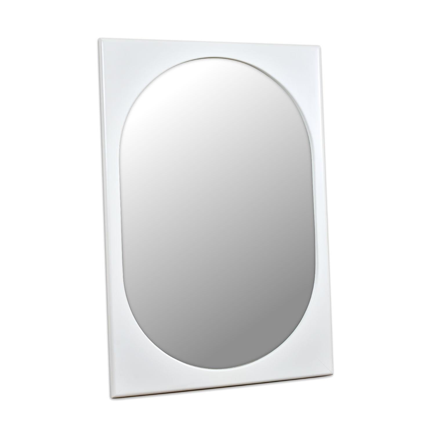 White, modern, wall mirror from Broyhill Premiere's 