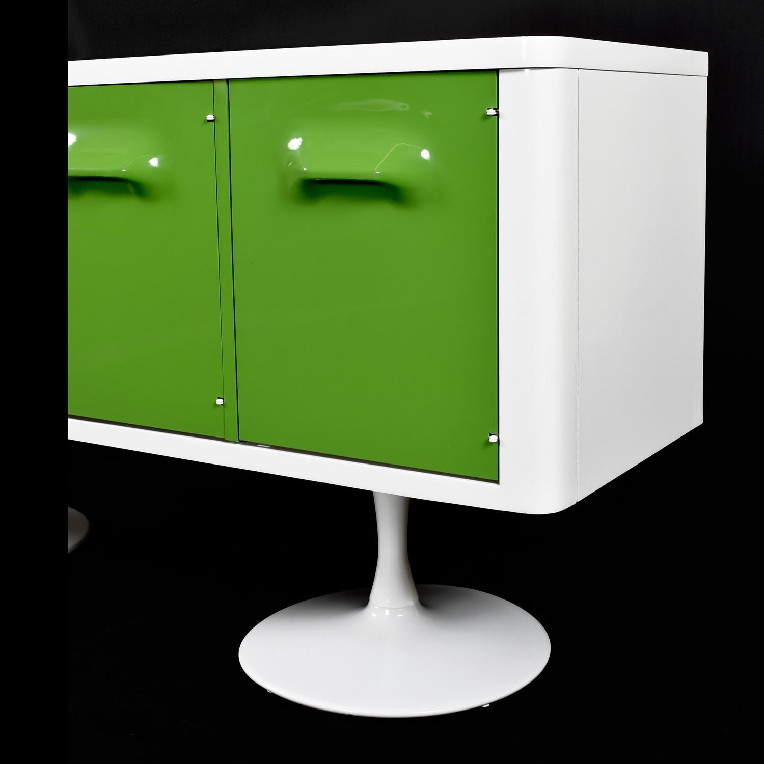 Raymond Loewy Inspired Green Chapter One Credenza by Broyhill Premier 1
