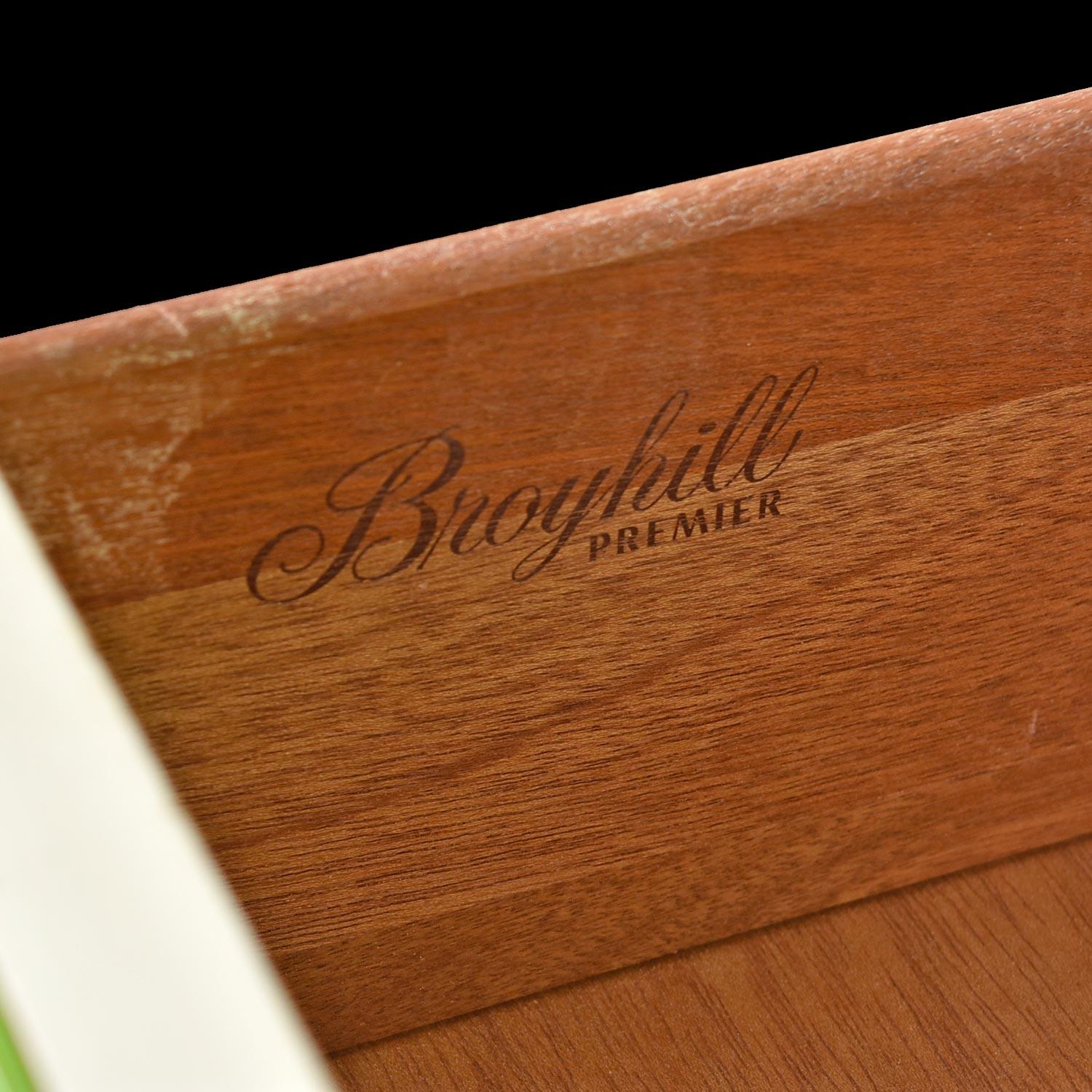 Raymond Loewy Inspired Green Chapter One Desk-Bar Bookcase by Broyhill Premier 1