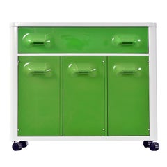 Raymond Loewy inspiriertes grünes Chapter One Dry Bar Buffet von Broyhill Premier