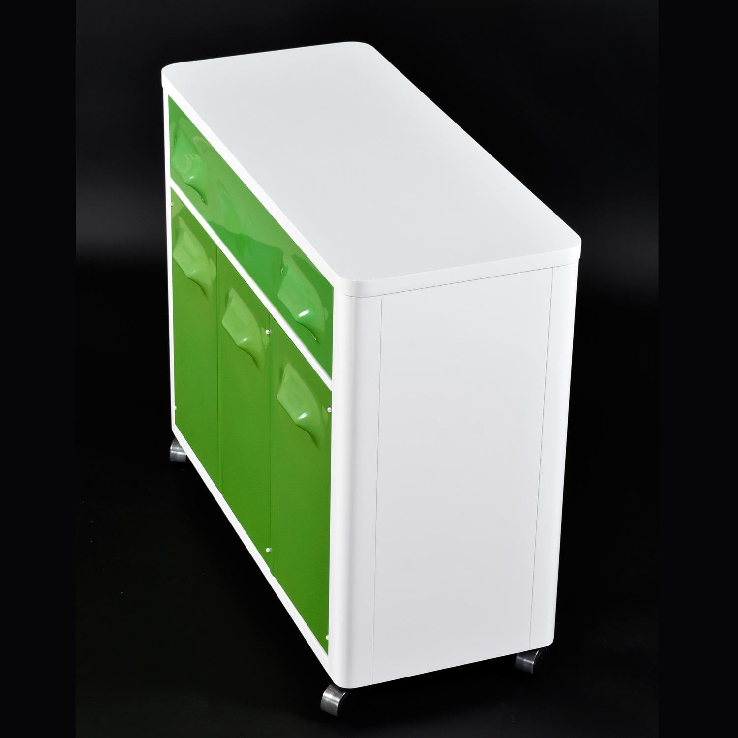 Raymond Loewy Inspired Green Chapter One Dry Bar Buffet by Broyhill Premier 1