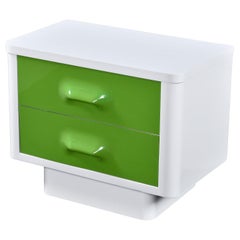 Raymond Loewy Inspired Green Chapter One Nightstand by Broyhill Premier