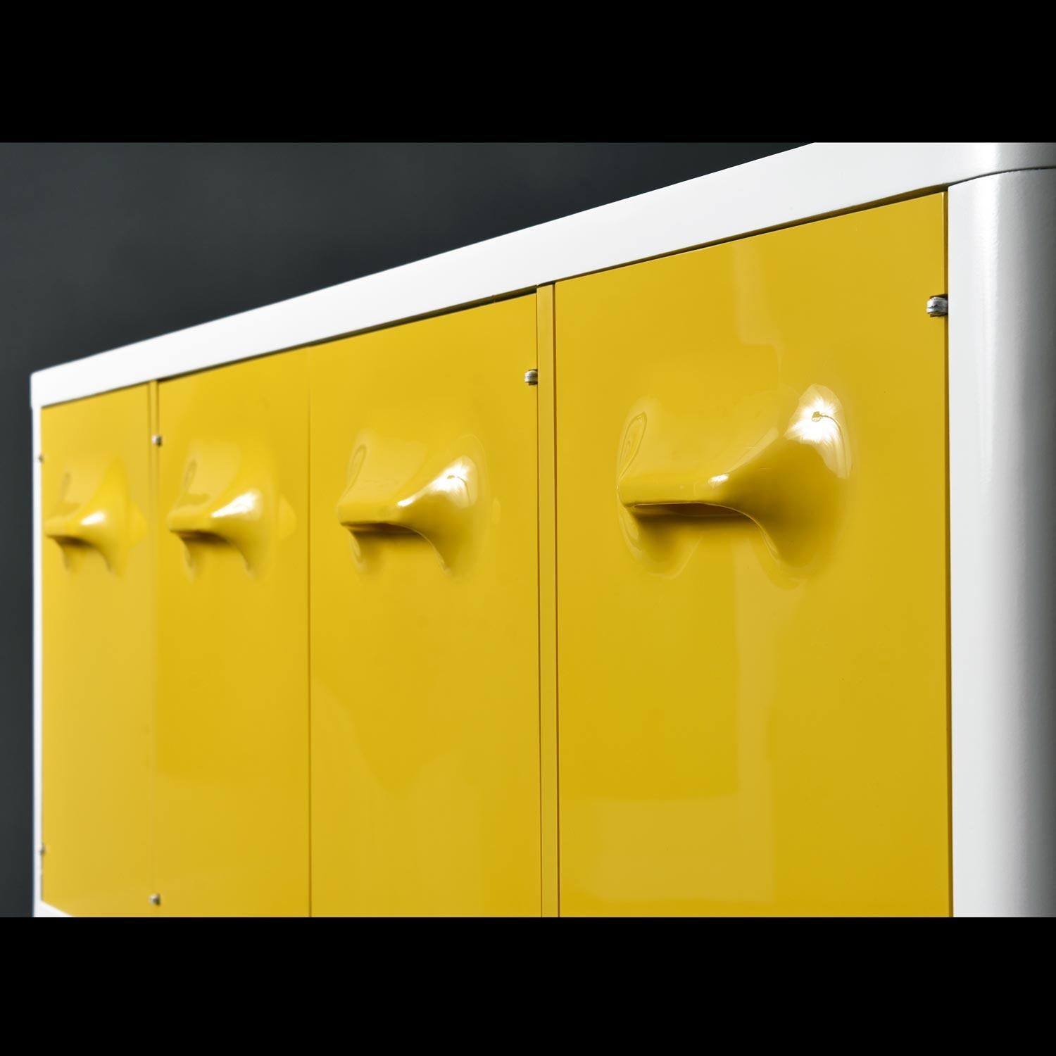 American Raymond Loewy Inspired Yellow Chapter One Credenza by Broyhill Premier