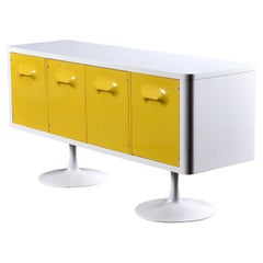 Raymond Loewy Inspired Yellow Chapter One Credenza by Broyhill Premier