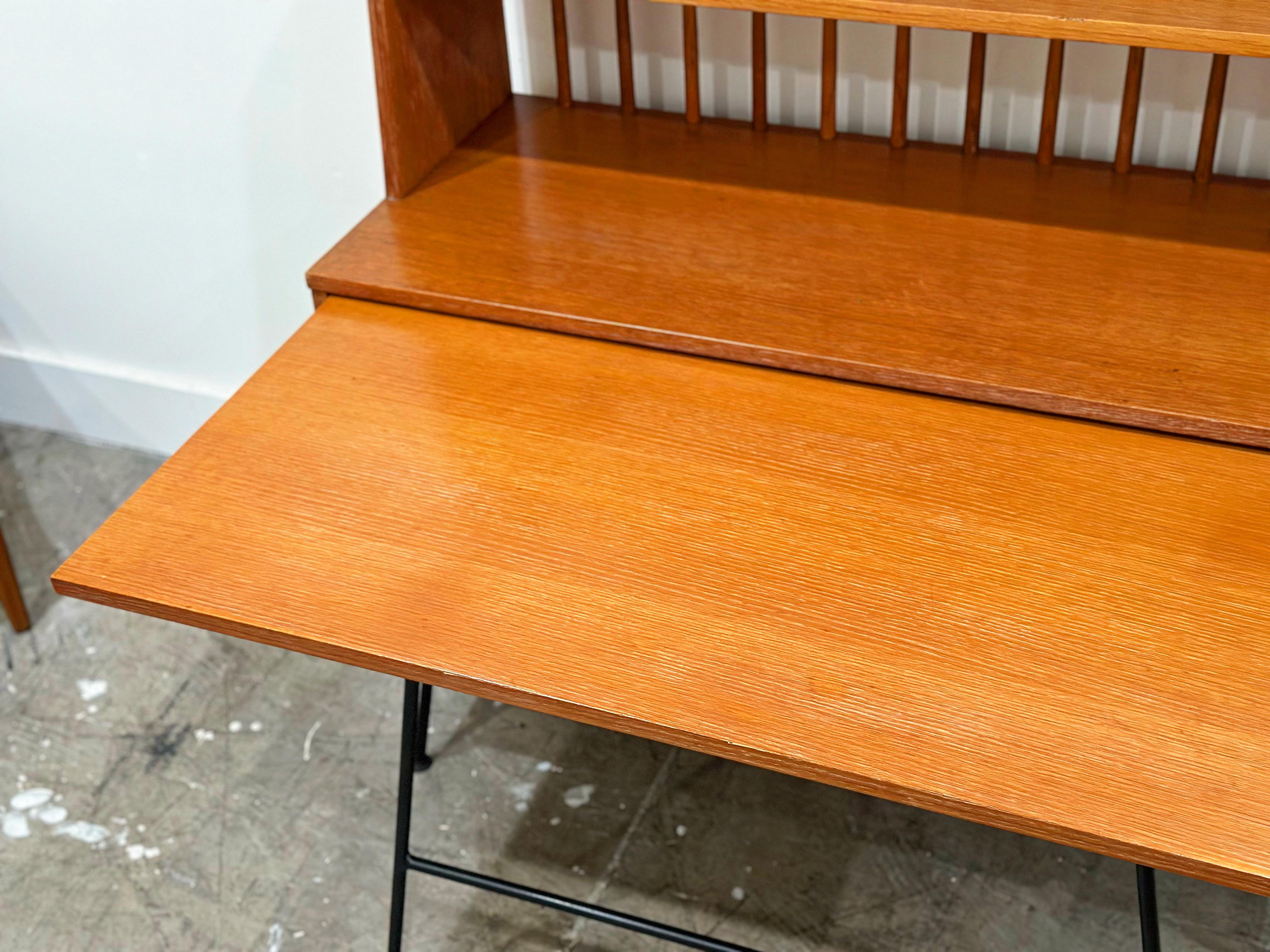 Mahogany Raymond Loewy - Mengel - Credenza Table Console Convertible Buffet Dining Table For Sale