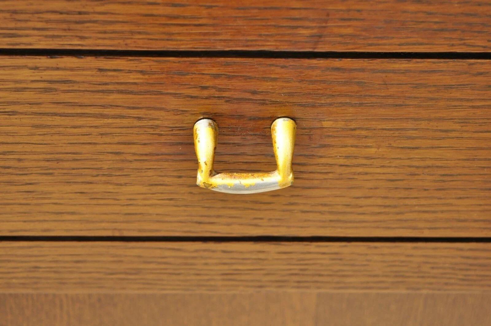 Raymond Loewy Mengel Mid Century Modern Sculpted Oak Bookcase China Cabinet For Sale 4