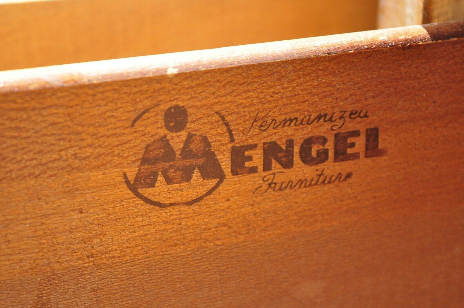 Raymond Loewy Mengel Mid Century Modern Sculpted Oak Buffet Credenza For Sale 4