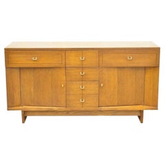 Raymond Loewy Mengel Mid Century Modern Sculpted Oak Buffet Sideboard Credenza