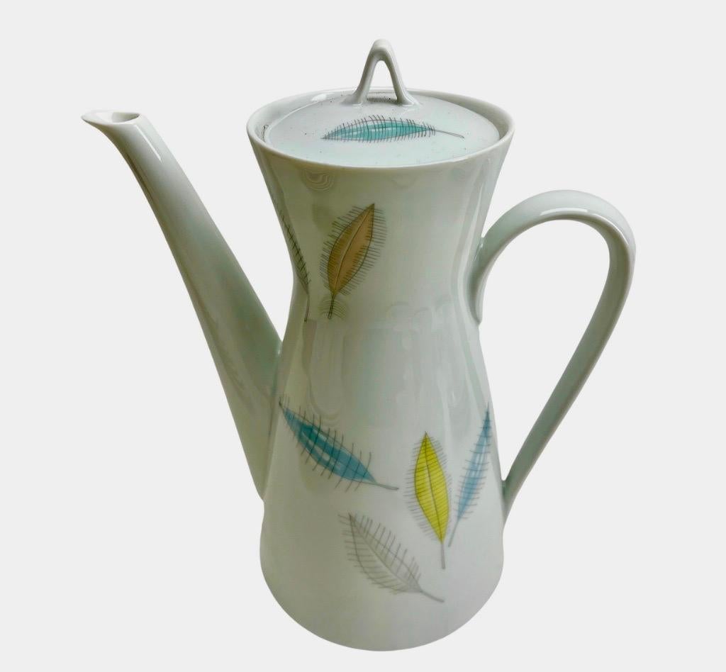 Allemand Raymond Loewy Rosenthal - servies 26 pièces Form 2000 Bunte Blätter en vente