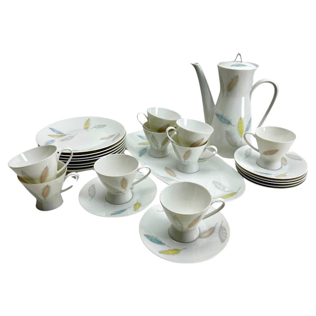 Raymond Loewy Rosenthal - servies 26 pieces Form 2000 Bunte Blätter  For Sale