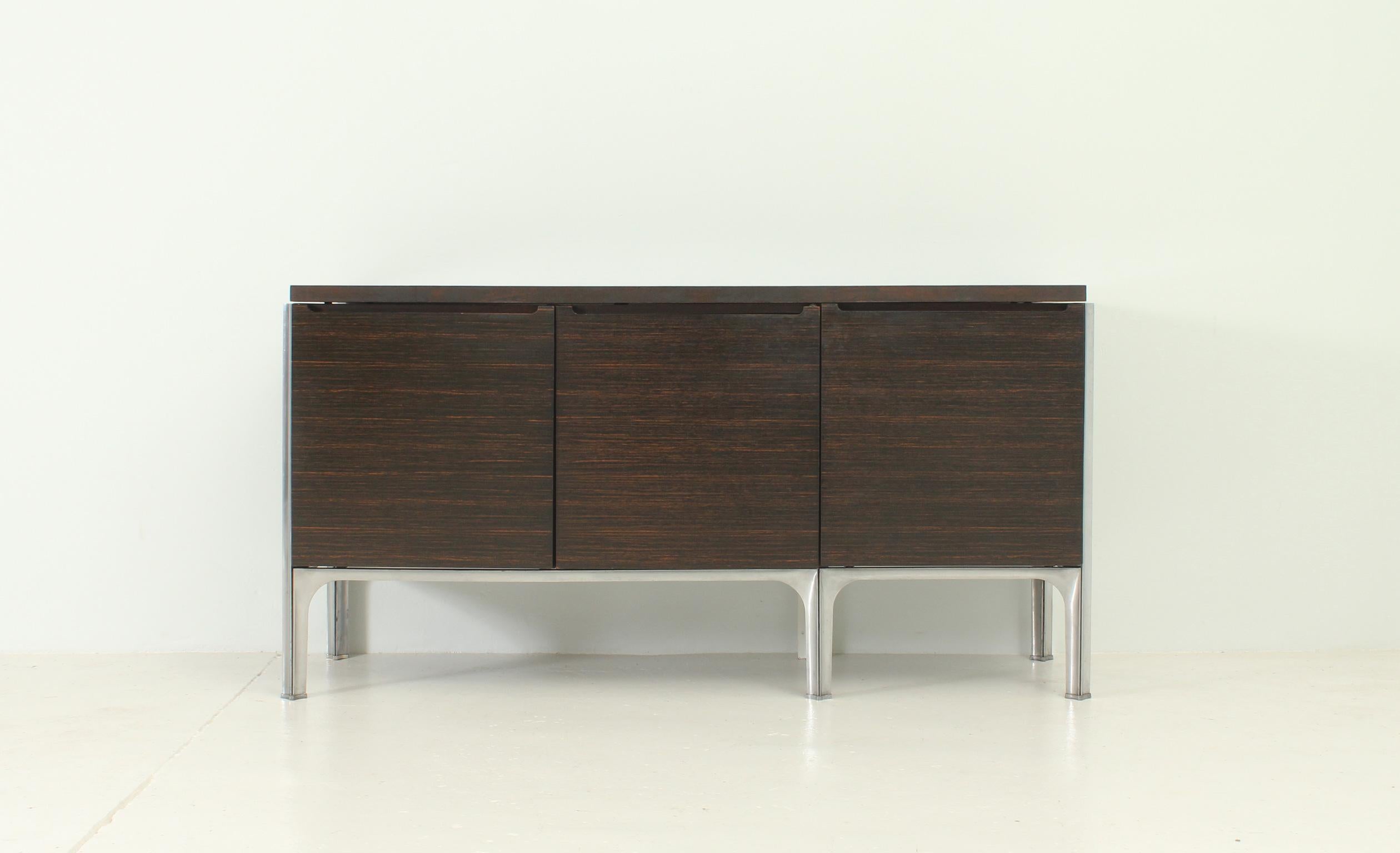 French Rare Sideboard by Raymond Loewy edited by DF 2000, 1960s For Sale