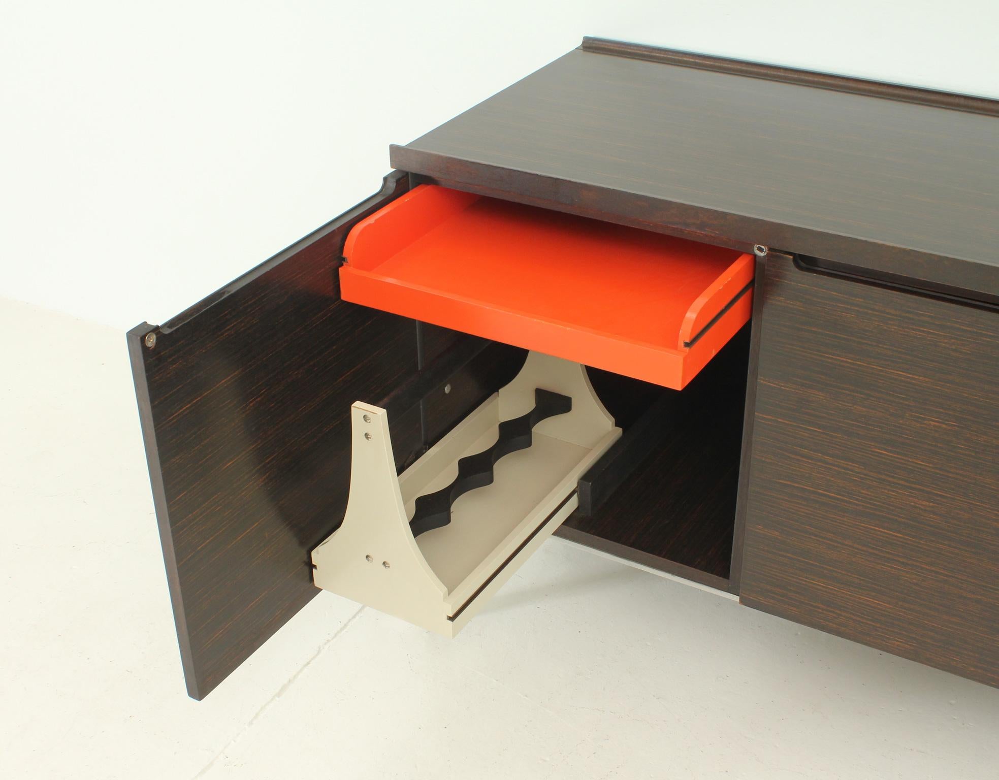 Mid-20th Century Rare Sideboard by Raymond Loewy edited by DF 2000, 1960s For Sale