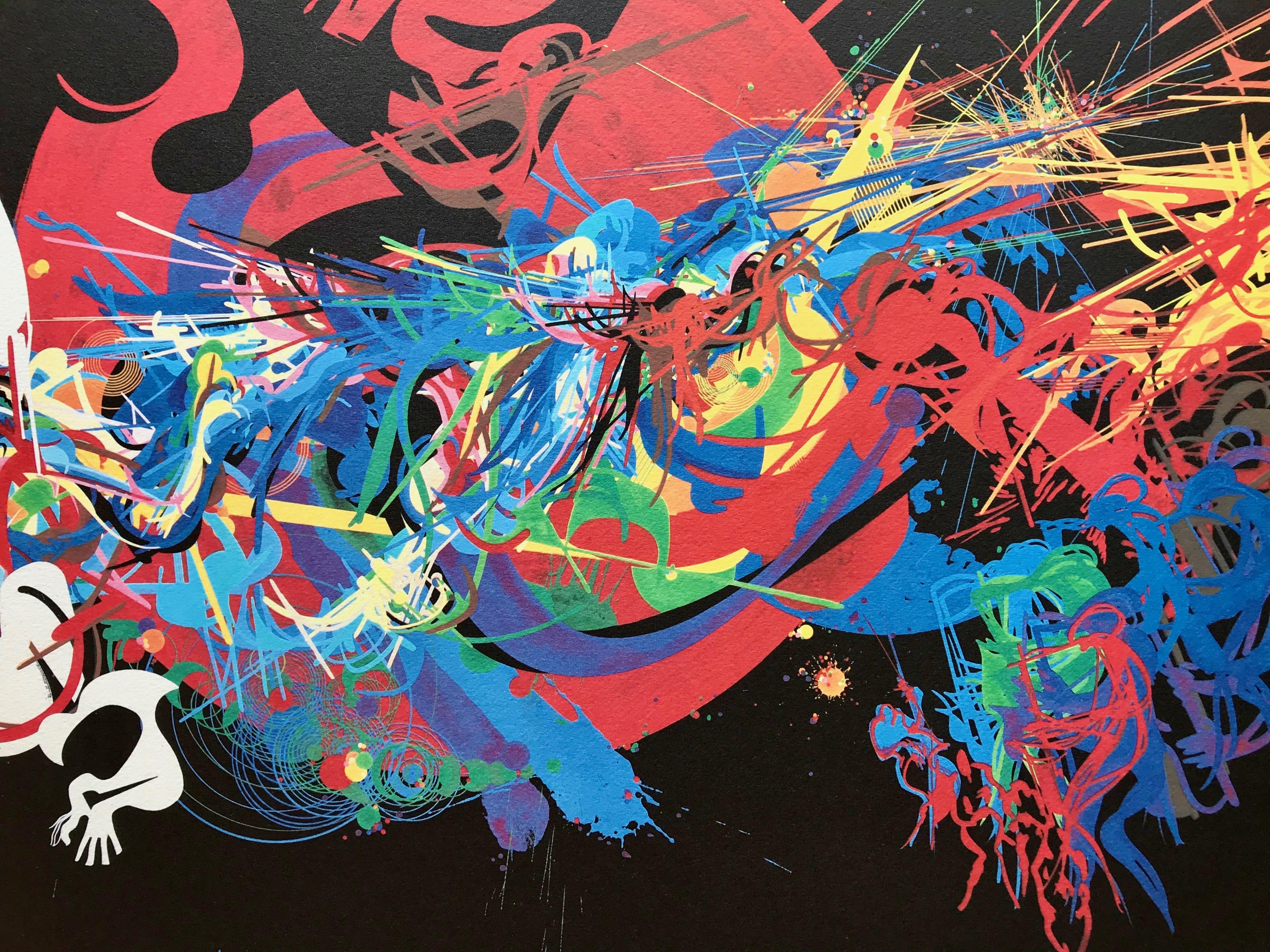 Variations - Abstract Print by Raymond Moretti
