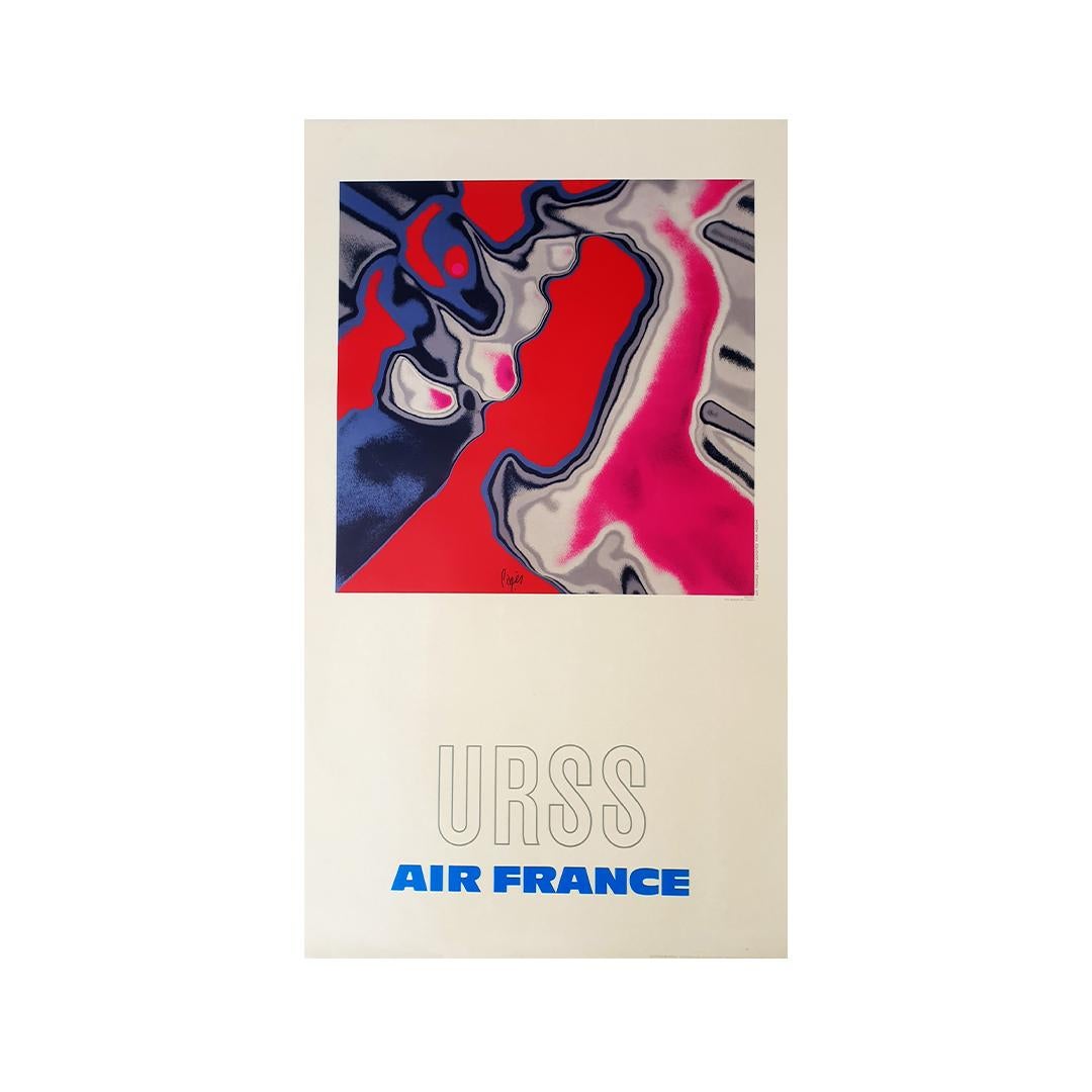 Beautiful vintage poster, produced around the 1970s to promote Air France flights to the USSR.

Airline - Tourism - Russia

Kodak

Paul Dupont - Paris
