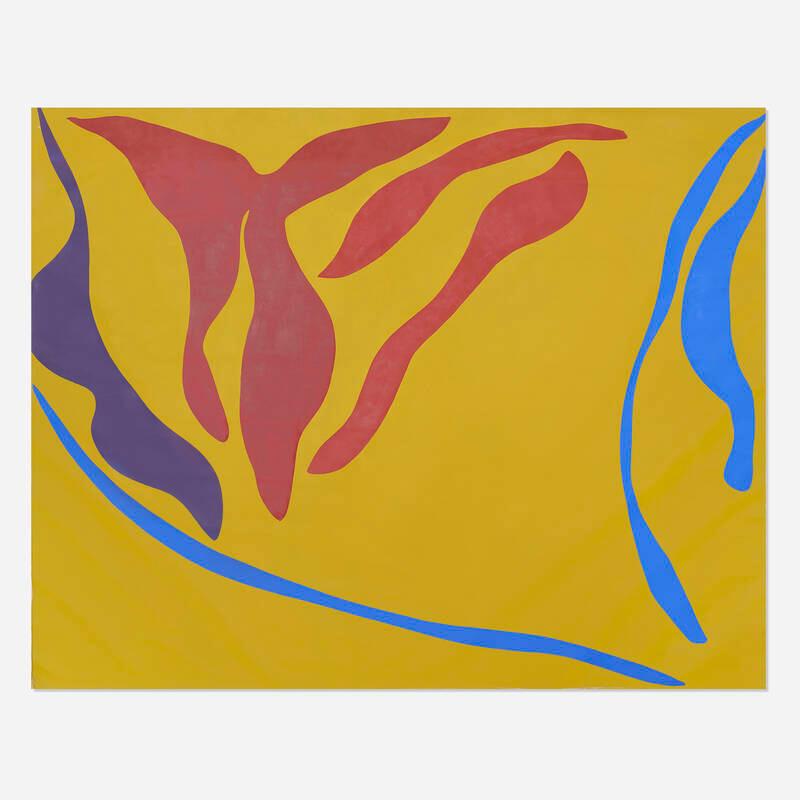 Raymond Parker Abstract Painting - Untitled