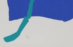 Colorful Minimalist Abstract Screenprint by Raymond Parker