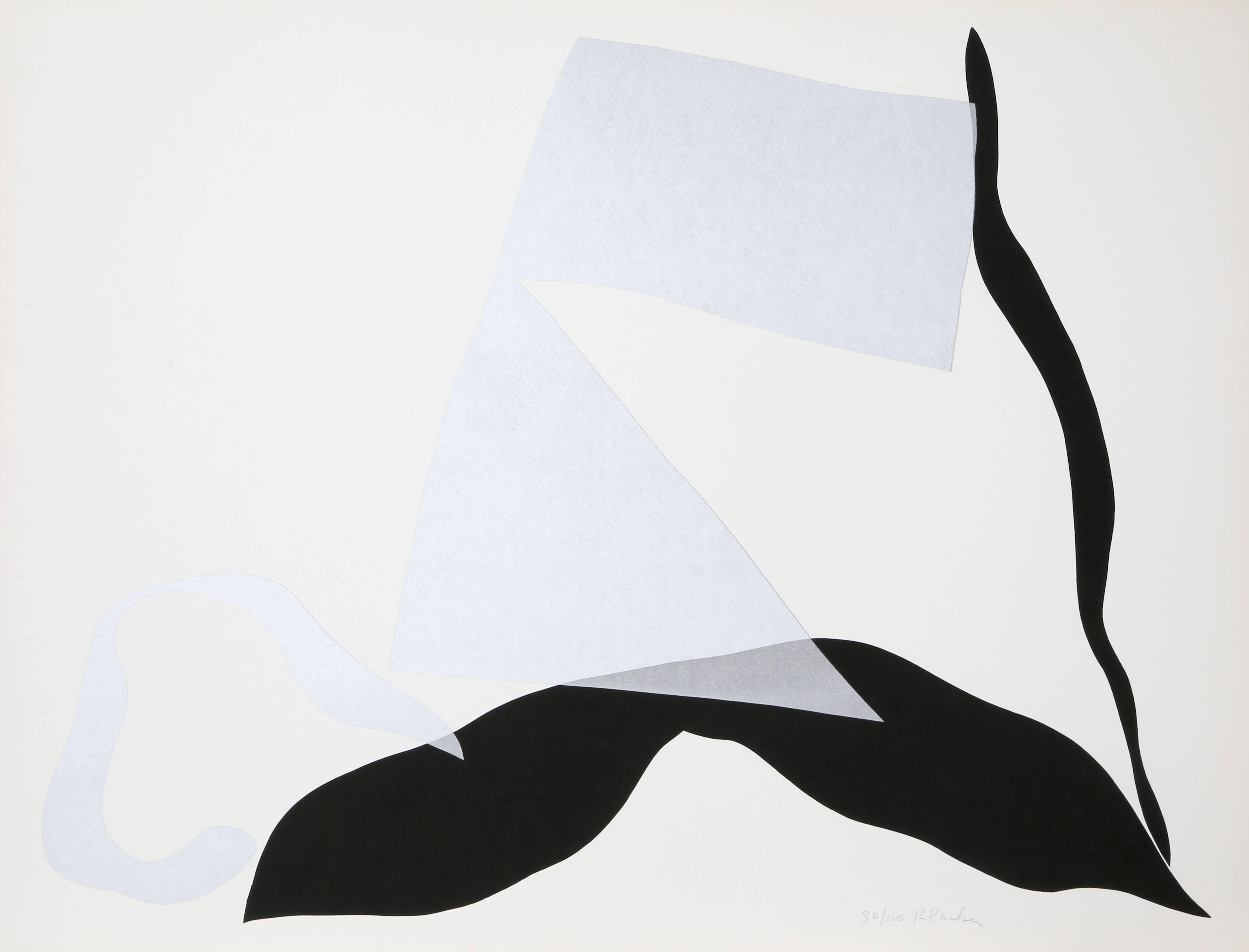 Artist: Raymond Parker, American (1922 - 1990)
Title: Untitled 
Year: 1980
Medium: Silkscreen, signed and numbered in pencil
Edition: 100
Size: 35 x 45 inches