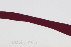 Untitled 19, Large Colorful Abstract Screenprint by Raymond Parker