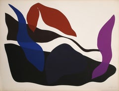 Minimalistischer Siebdruck ohne Titel 29 von Raymond Parker