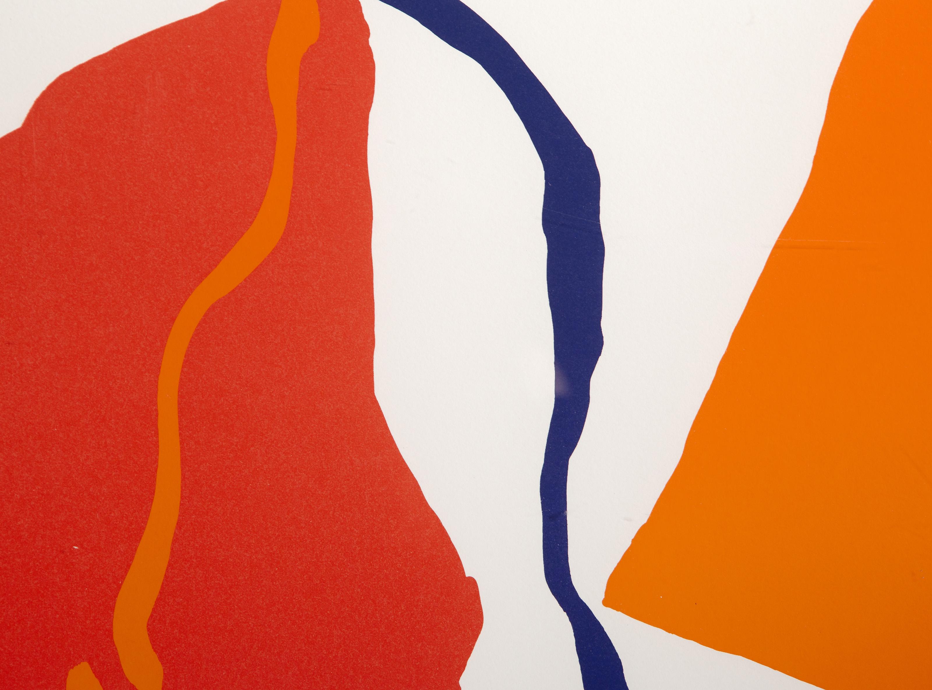 Untitled 7, sérigraphie minimaliste de Raymond Parker en vente 1